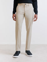 Beige cotton pants