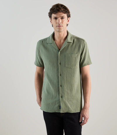 Chemise unie kaki - IZAC