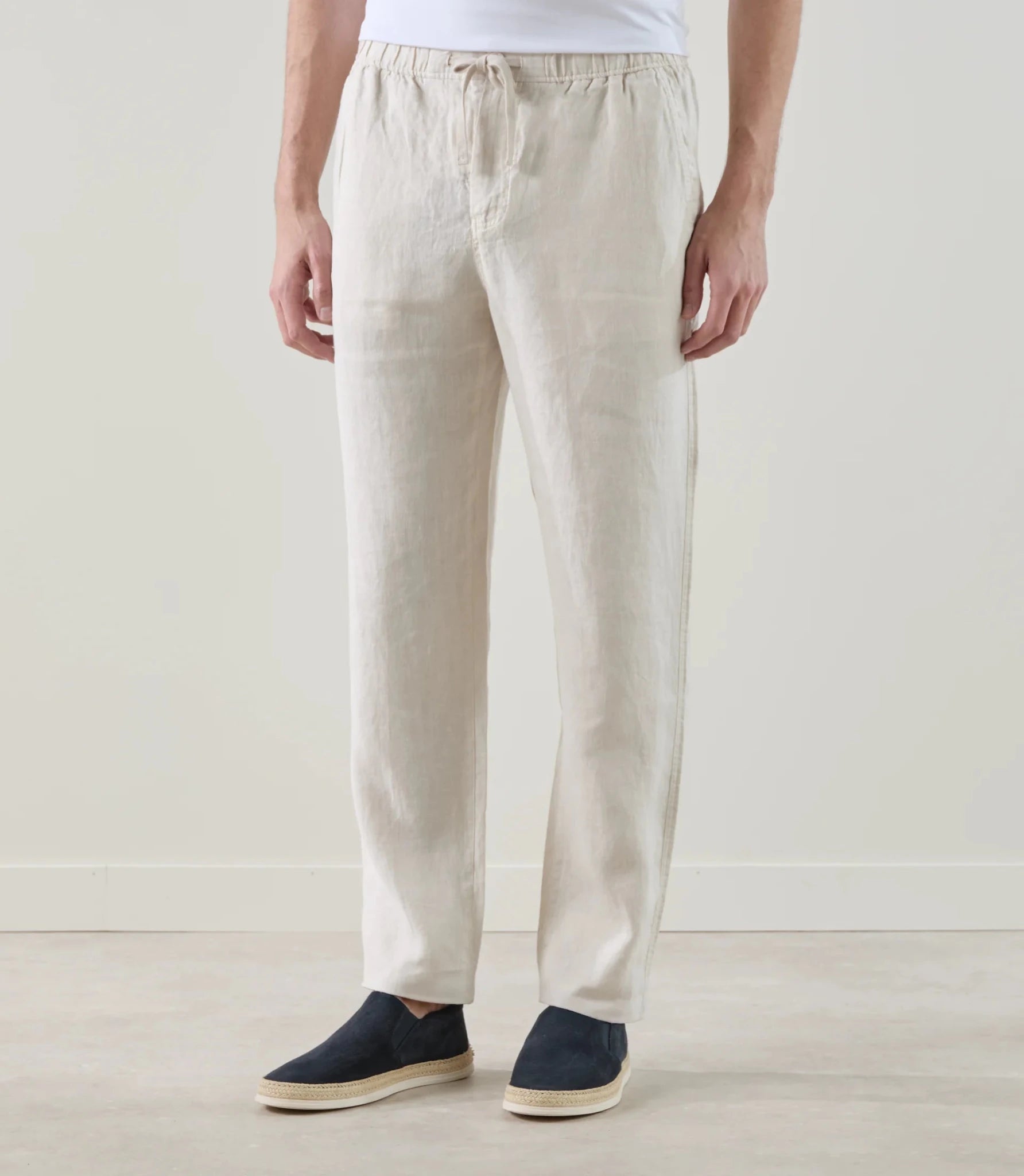 Pantalon casual 100% lin naturel - IZAC