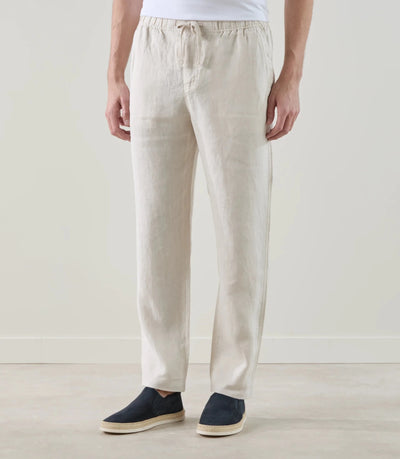 Pantalon casual 100% lin naturel - IZAC