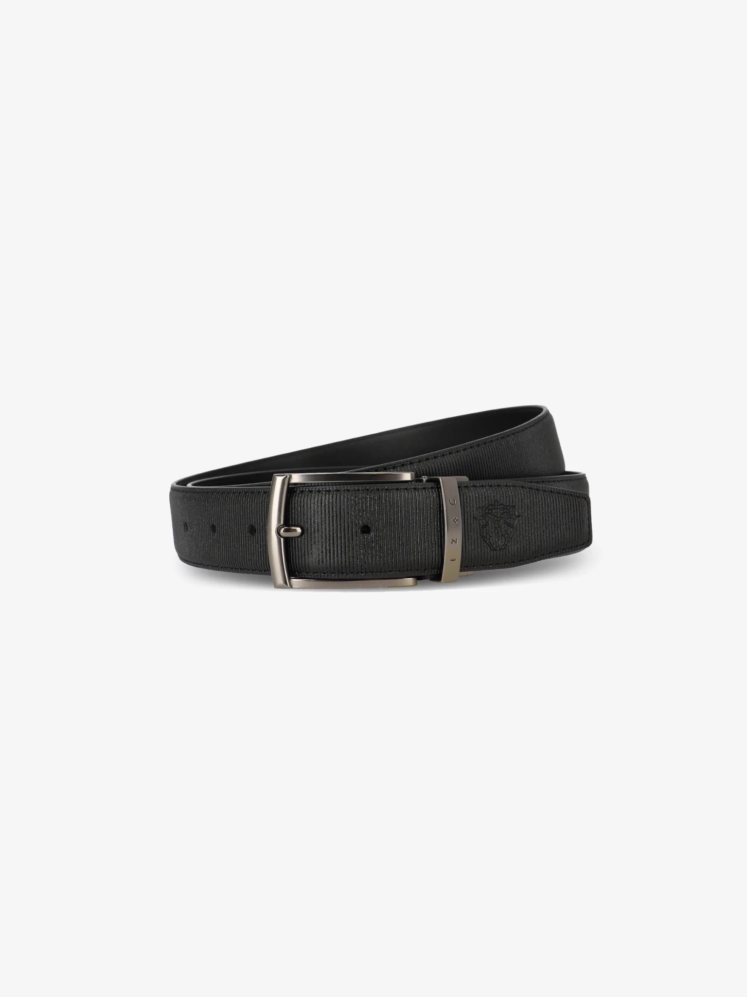 Black reversible belt