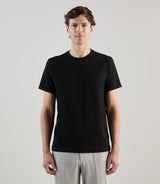 T-shirt col rond noir - IZAC