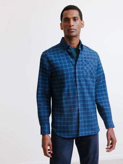 Green plaid shirt