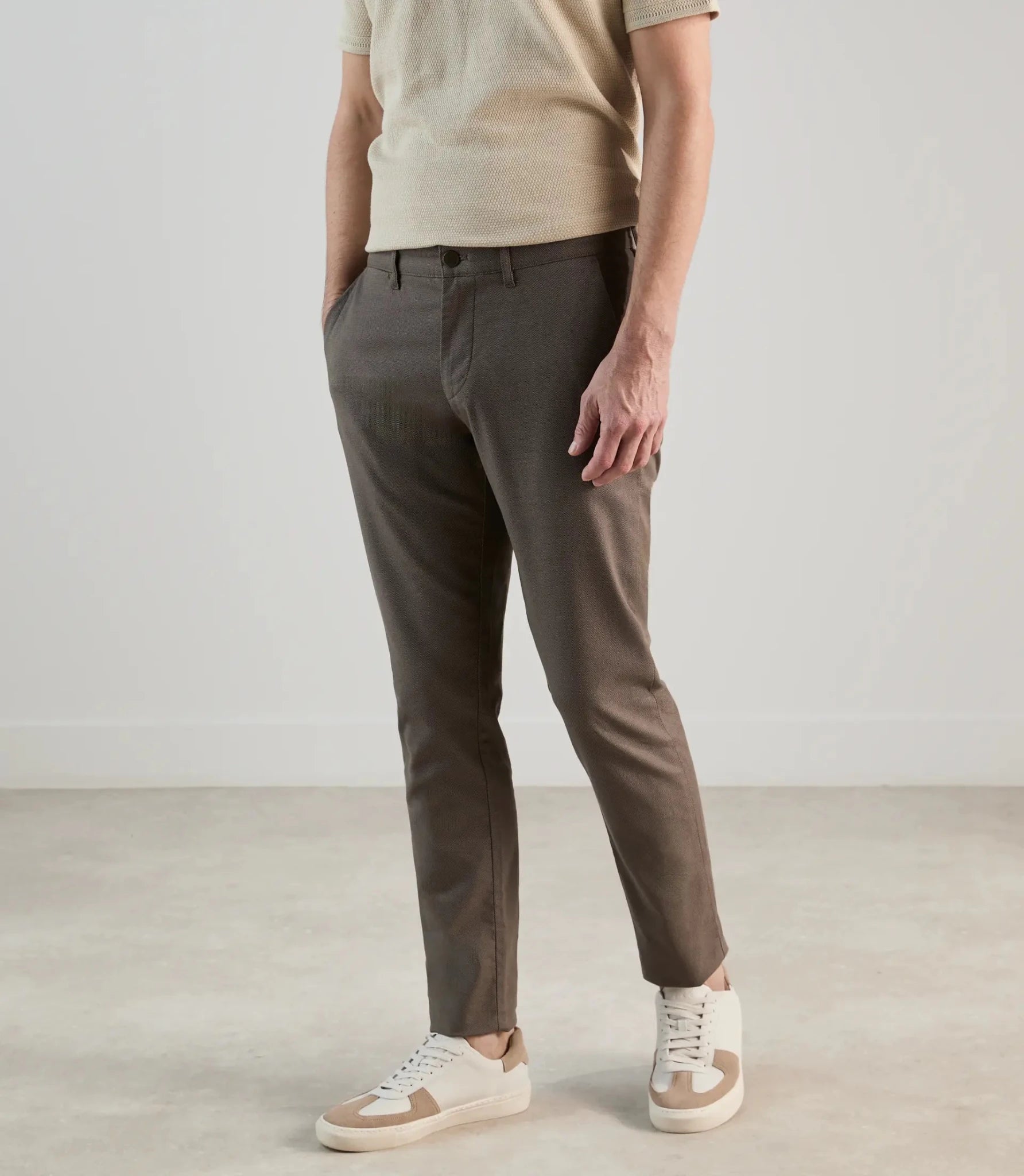 Pantalon armuré châtain - IZAC