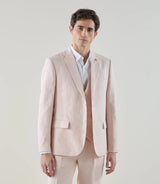 Veste ville 100% lin rose