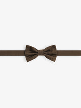 Nœud papillon fantaisie marron