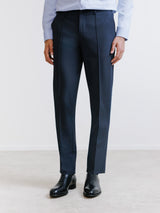 Pantalon ville en tissu technique marine