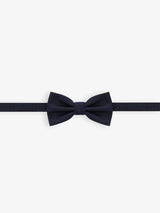 Plain navy bow tie