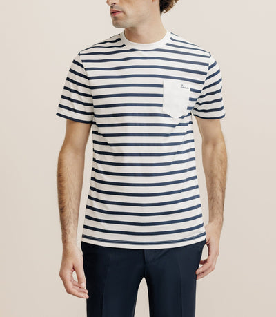 T-shirt marinière marine