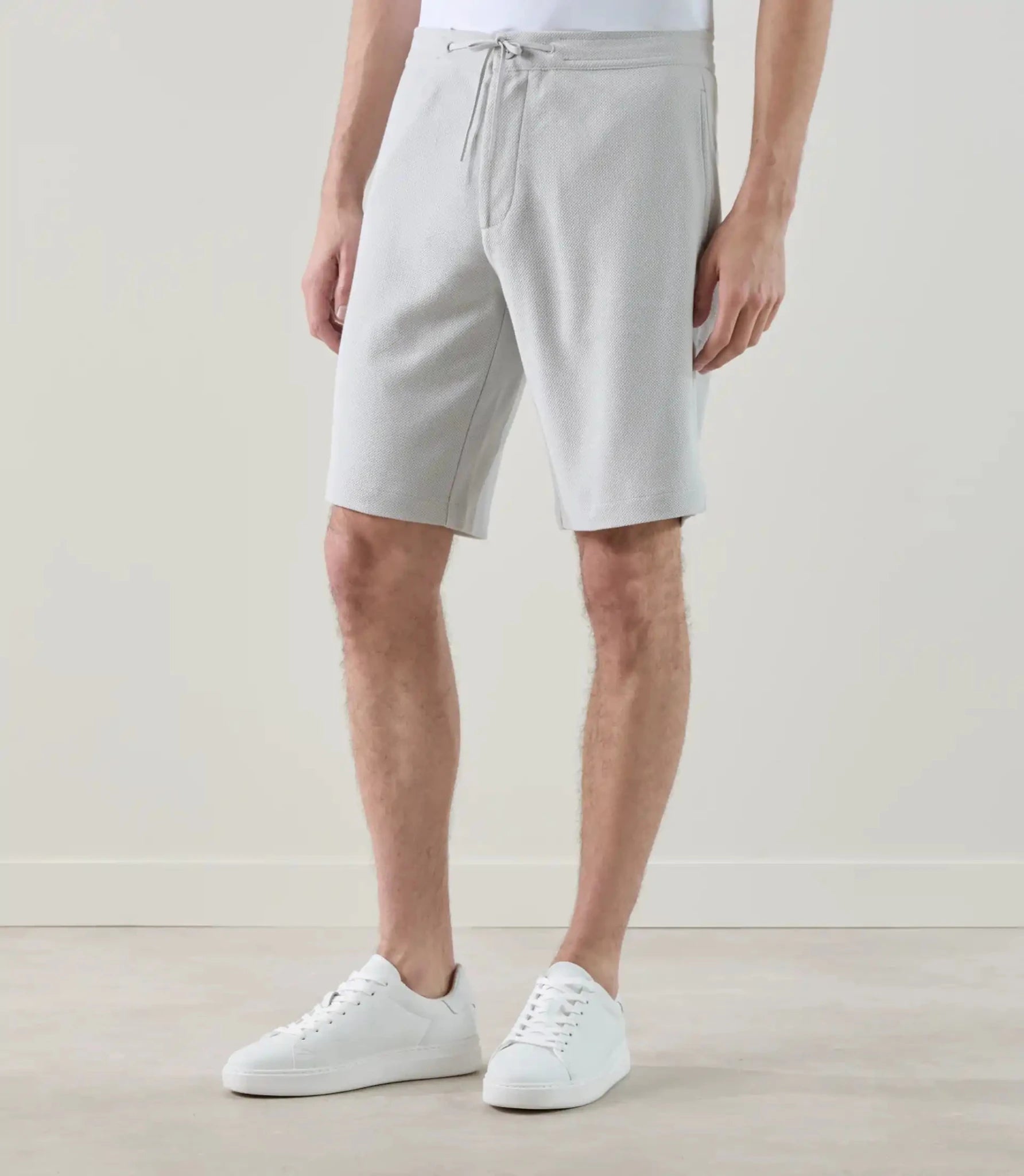 Bermuda en maille gris clair - IZAC