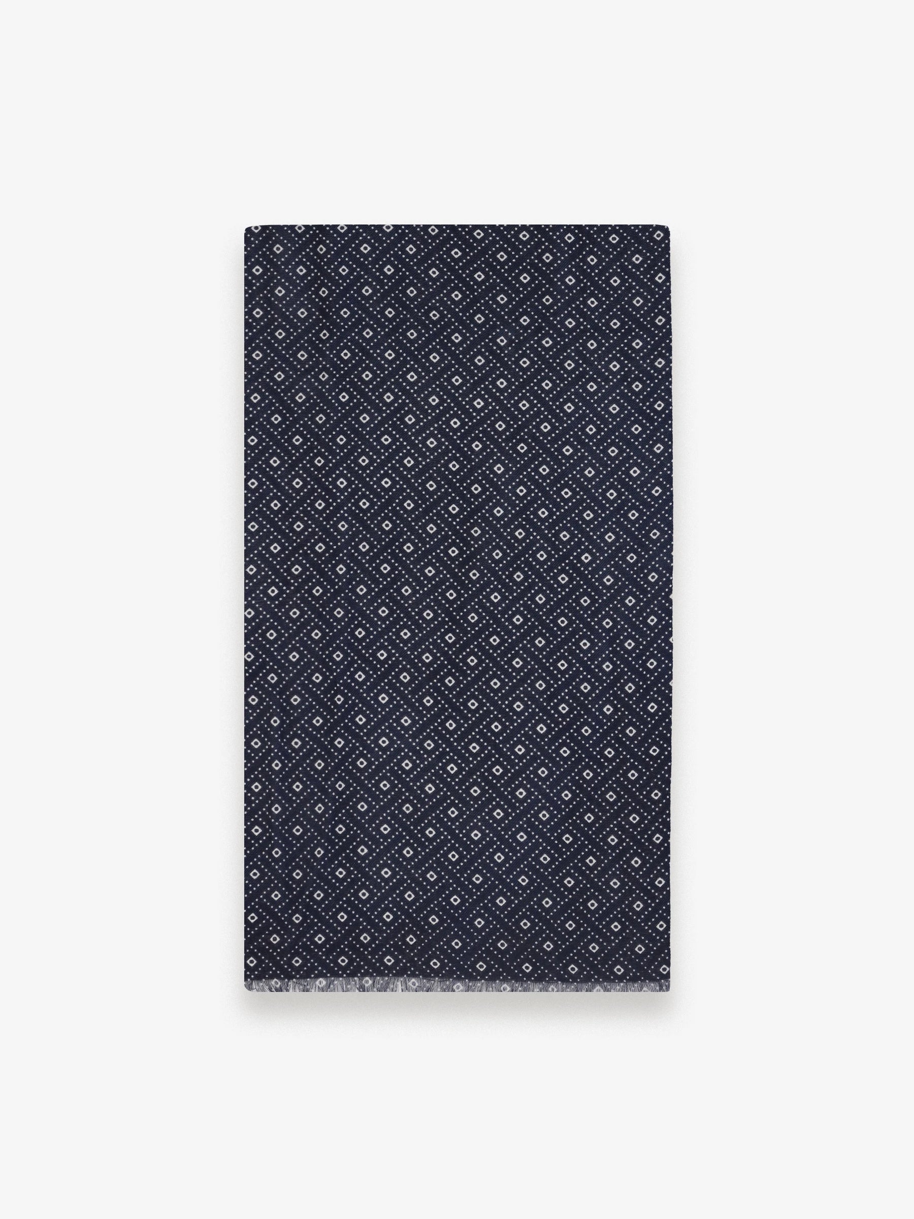 Navy blue fancy scarf
