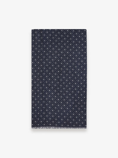 Navy blue fancy scarf