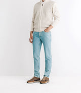 Pull gilet col montant beige - IZAC