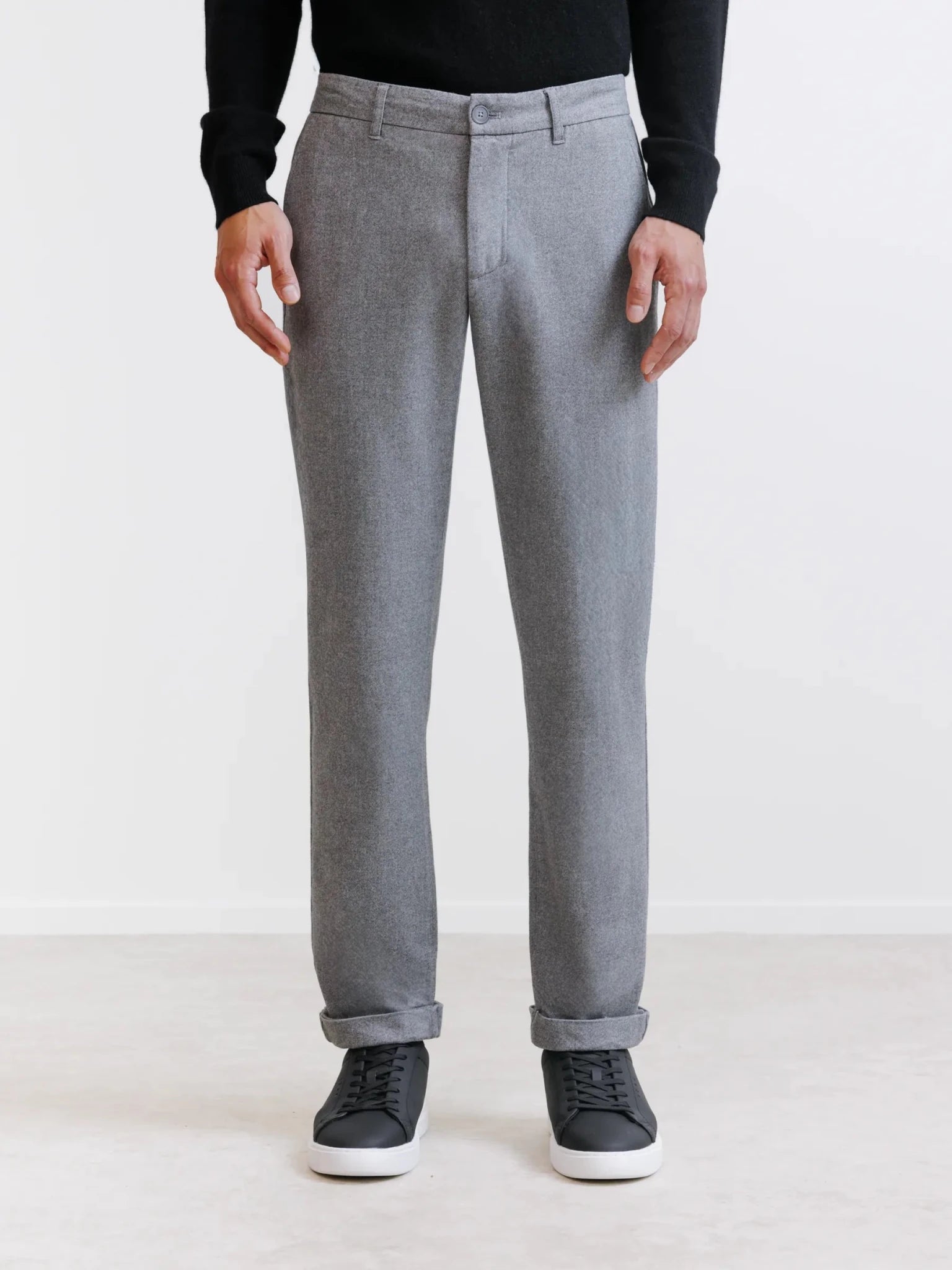 Pantalon flanelle gris - IZAC