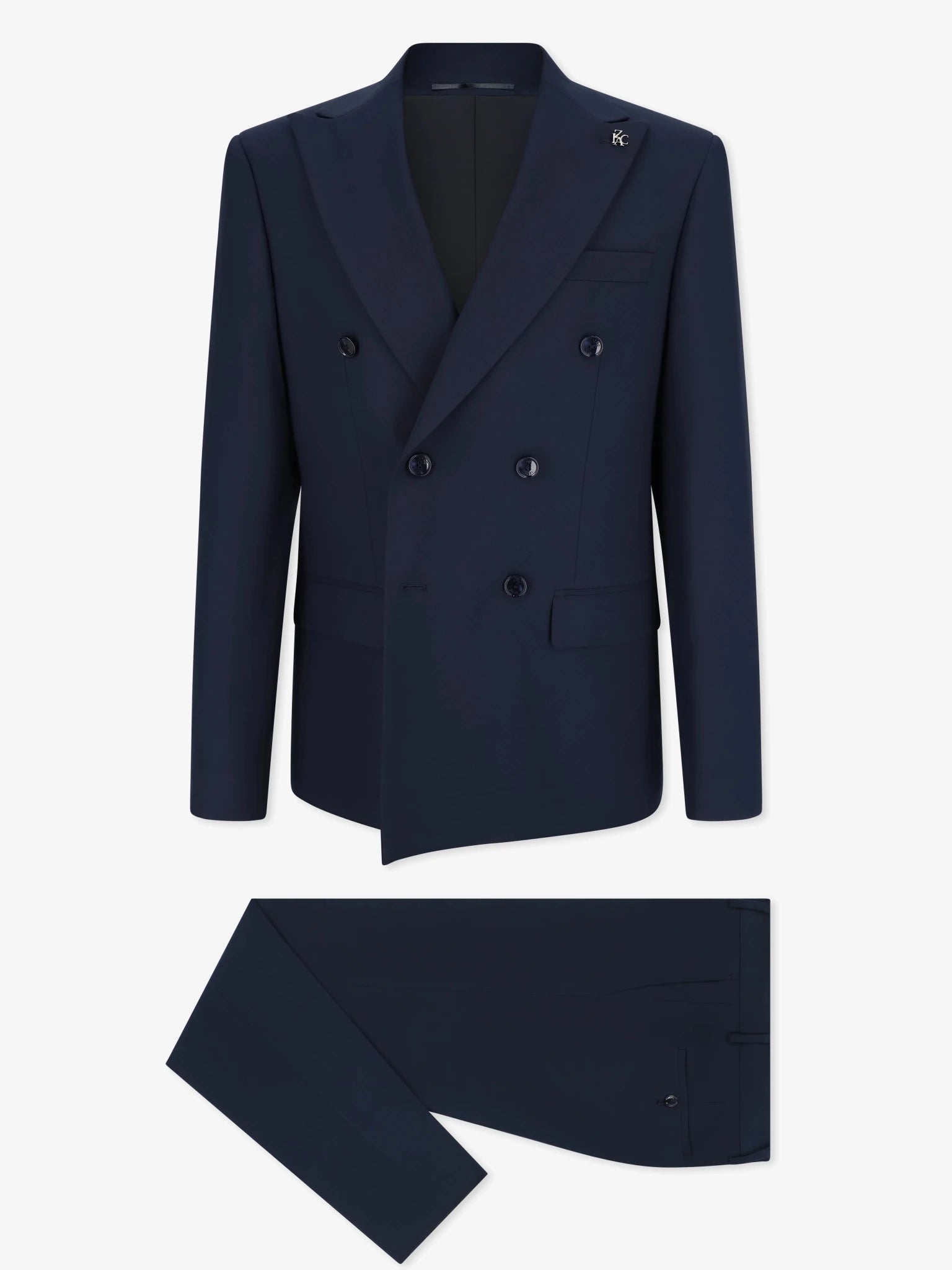 Costume croisé marine - IZAC