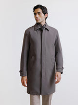 Taupe raincoat