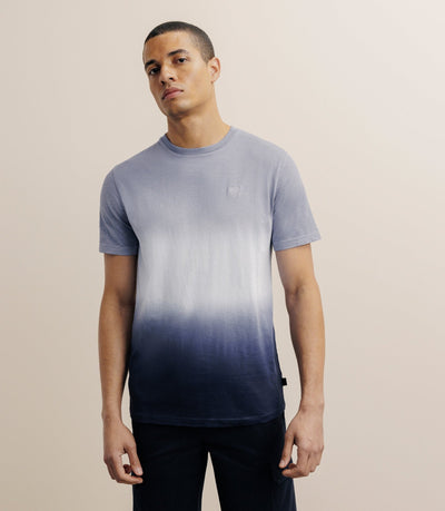 T-shirt tye & dye bleu ciel - IZAC