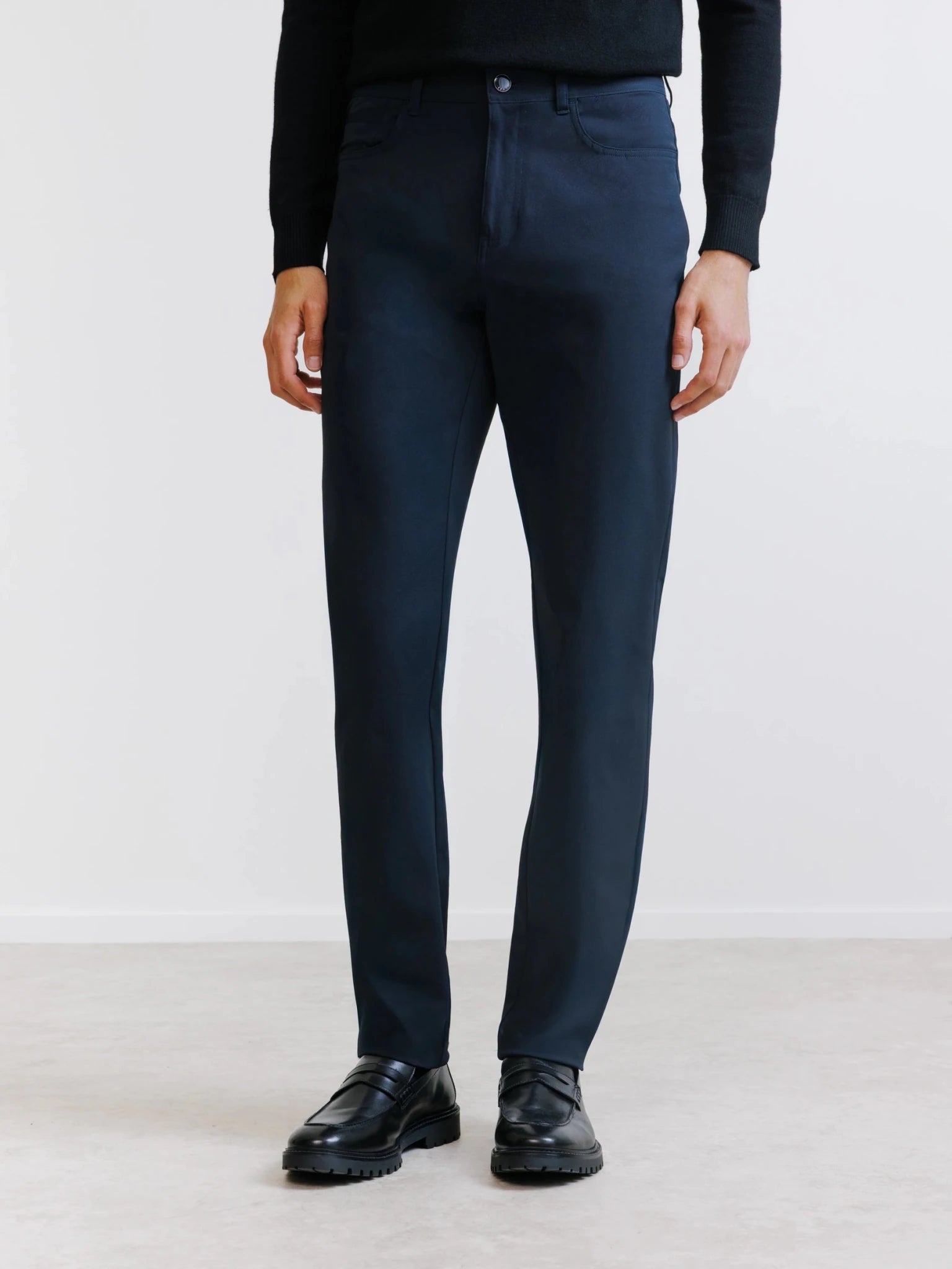 Pantalon 5 poches marine - IZAC