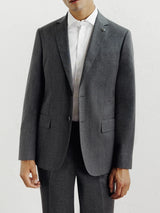 2-button suit, anthracite