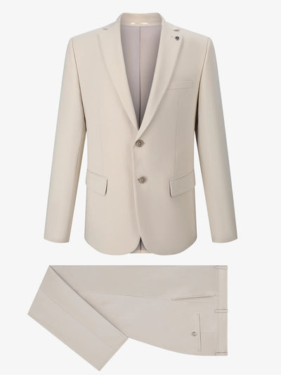 Costume 3 pièces de cérémonie beige - IZAC