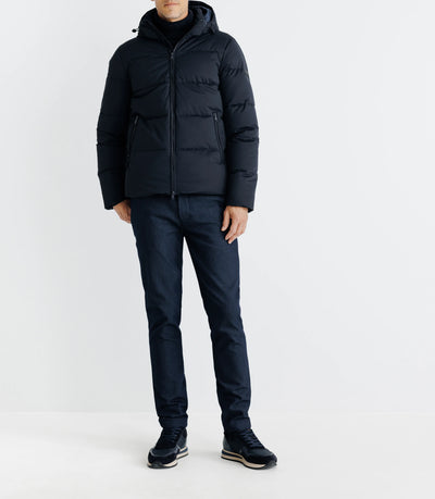 Doudoune courte marine - IZAC