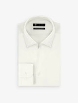 Ecru satin city shirt