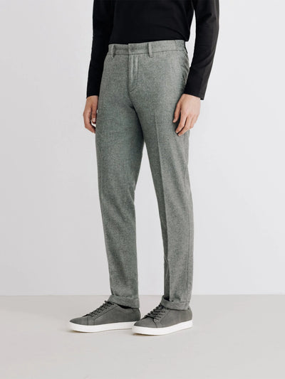 Grey flannel trousers