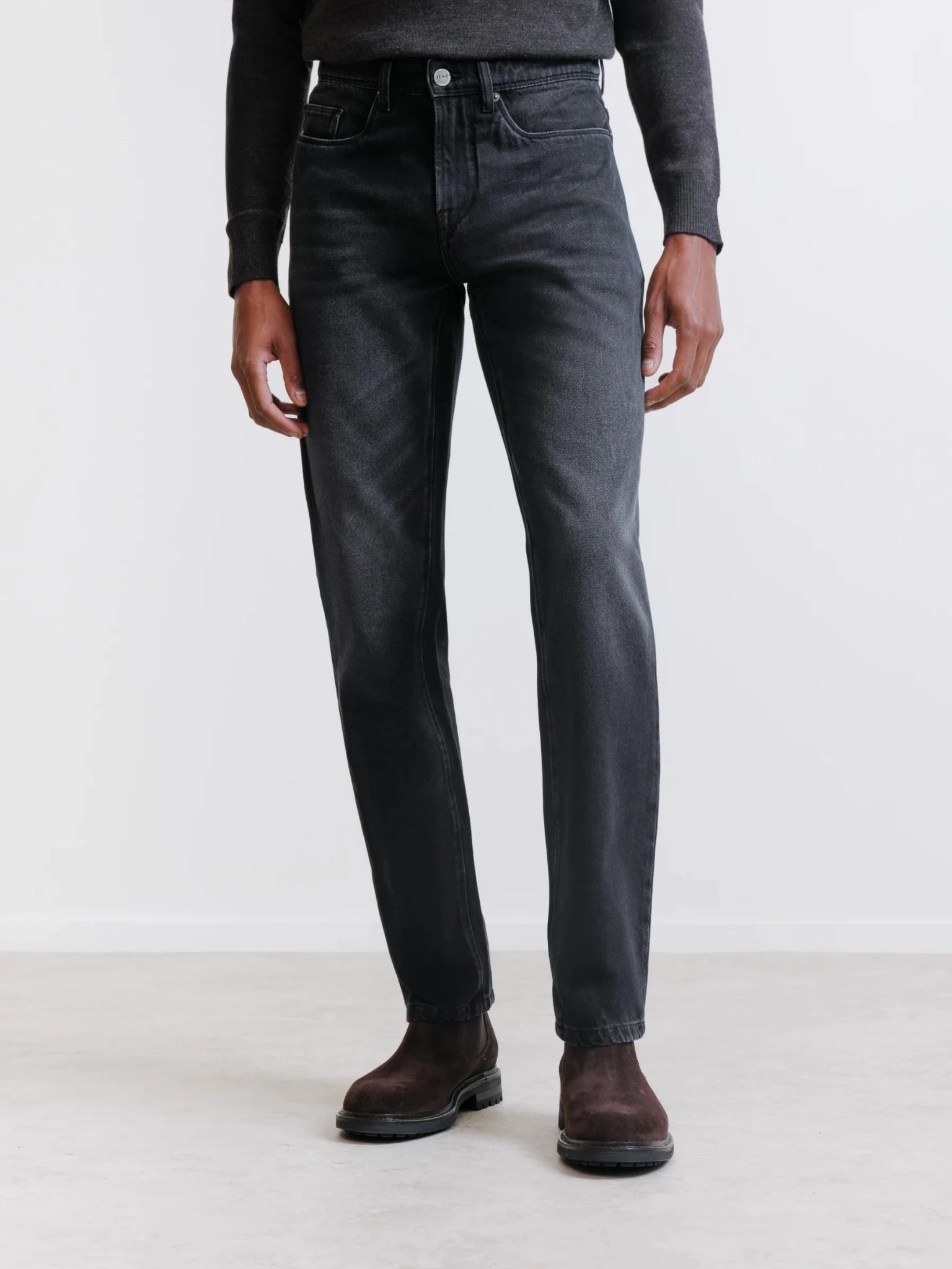 Jean 5 poches regular noir - IZAC