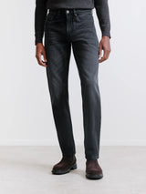 black regular 5-pocket jeans