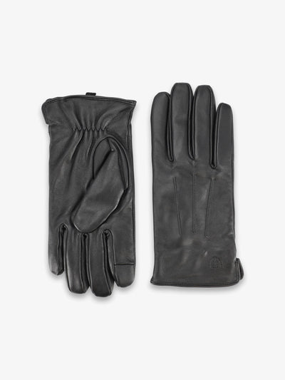 Black leather glove