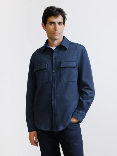 Surchemise casual marine