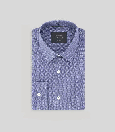 Chemise fantaisie marine - IZAC