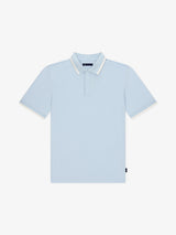 Polo en jersey ciel - IZAC