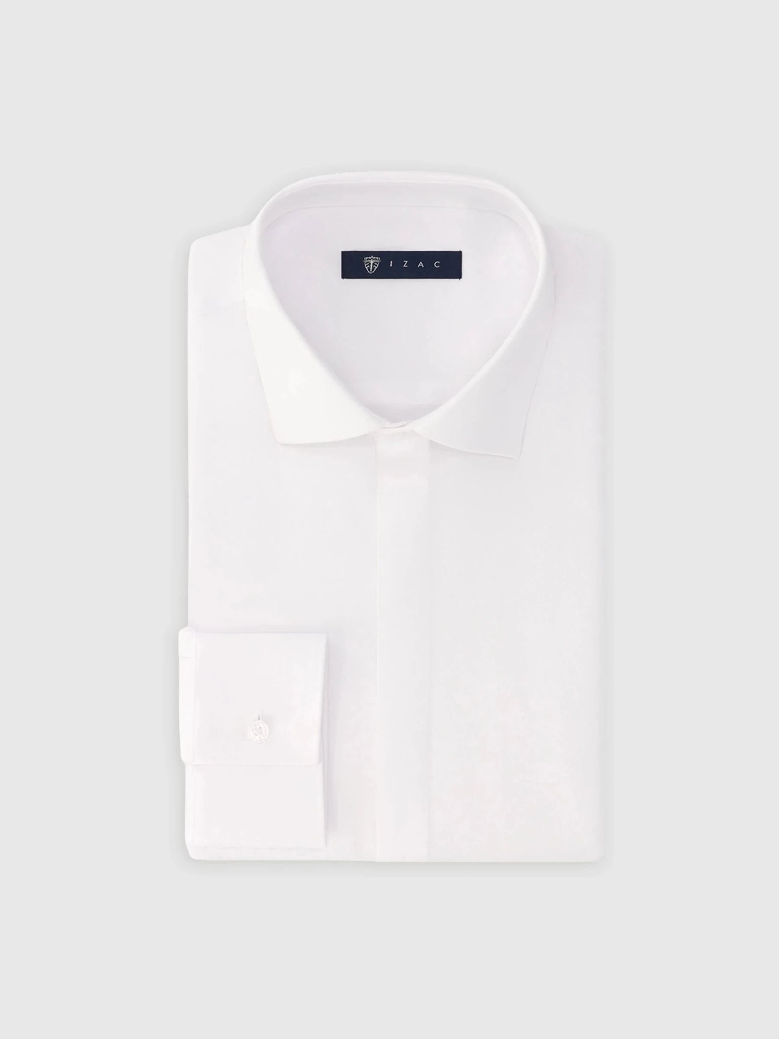 CHEMISE COL ITALIEN BLANCHE