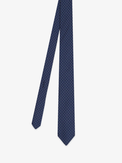 Navy blue fancy tie