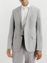 Costume avec 2 boutons gris