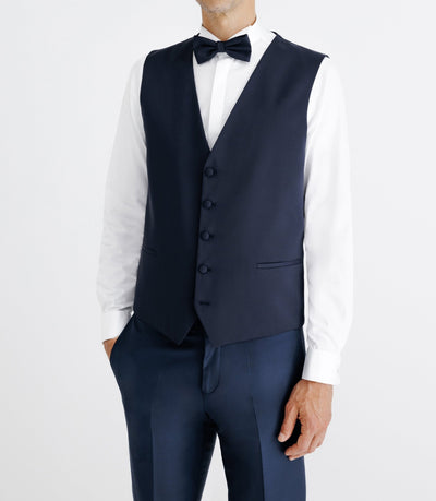 Gilet de costume cérémonie marine - IZAC