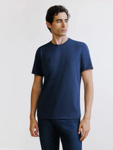 Navy blue crew neck t-shirt