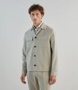 Veste casual col chemise mastic - IZAC