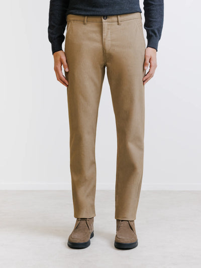 Pantalon casual taupe