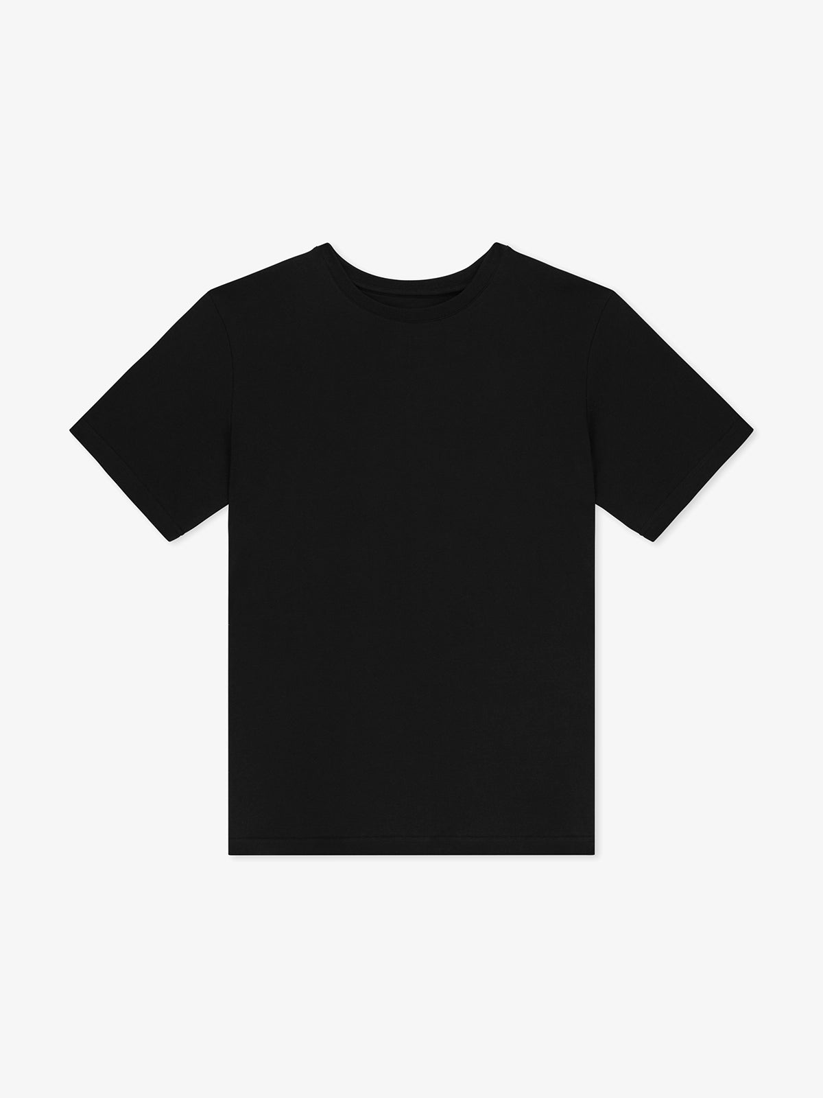 T-shirt col rond noir - IZAC