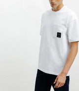 T-shirt oversize col rond blanc