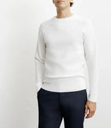 Round neck sweater ecru