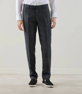 Pantalon ville 100% lin noir - IZAC