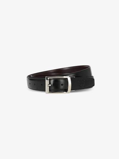 Black reversible belt