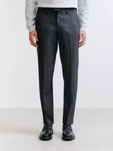 Pantalon ville en flanelle grise - IZAC