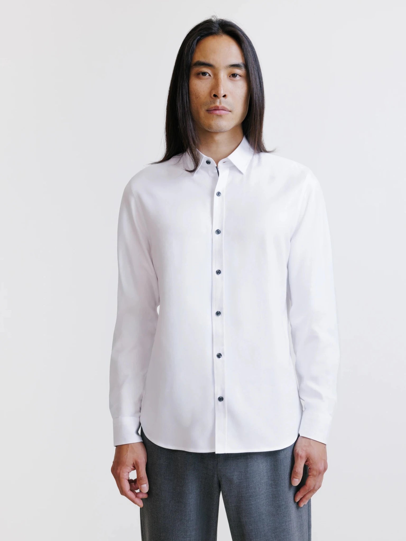 Chemise avec coudières blanches - IZAC
