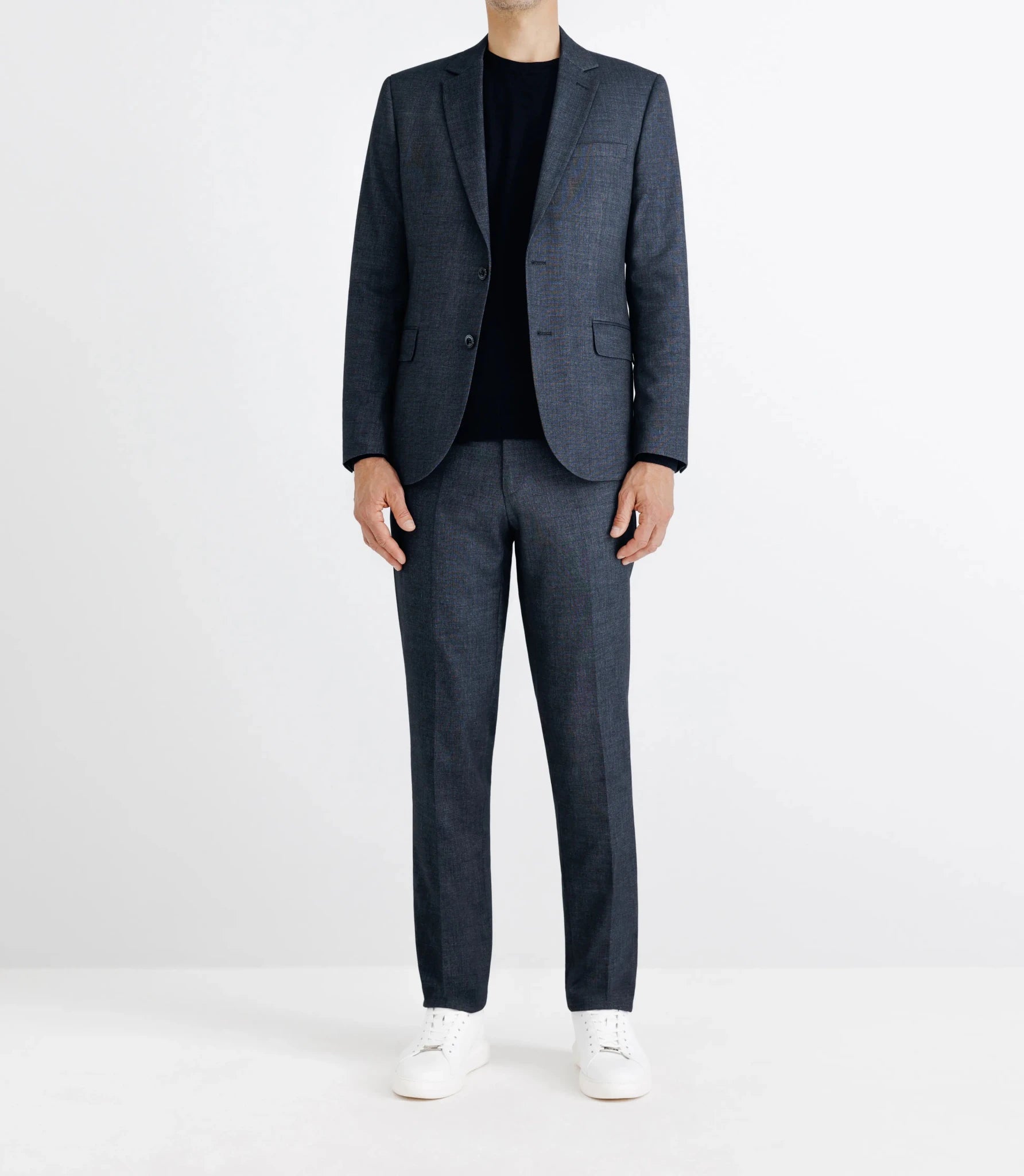 Costume avec 2 boutons bleu denim - IZAC