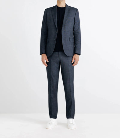 Costume avec 2 boutons bleu denim - IZAC