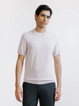 Light beige knit T-shirt